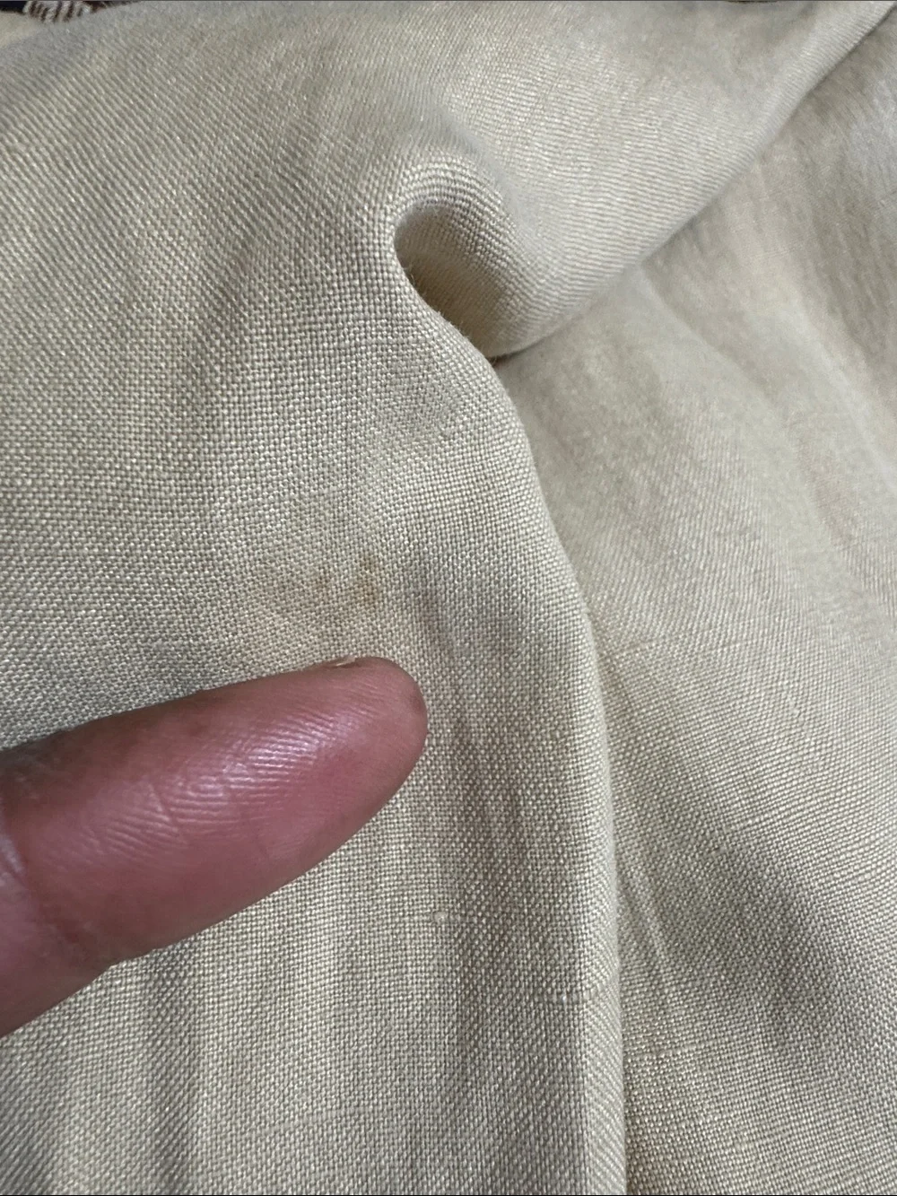 Vintage Polo Ralph Lauren Men's Linen Silk Blend Pants Beige size 40 x36 Preppy